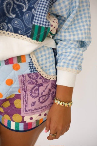 Patchwork Pretty Sweatshirt * Pre-Order* - Boutique Bella BellaSweatshirt