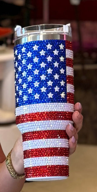 Patriotic Bling Cup - Boutique Bella BellaCup