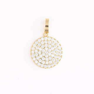 Pave Coin Sophie Luxe Charm - Boutique Bella Bellaluxe charm