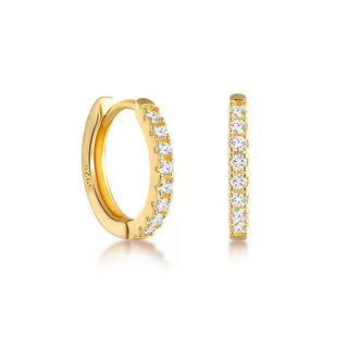Pave Huggies - Boutique Bella BellaEarring