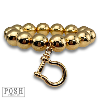 Equestrian charm bracelet