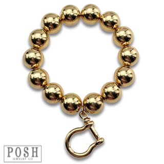 Equestrian charm bracelet