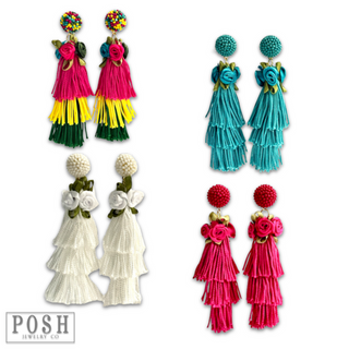 Fiesta fringe earring - LC