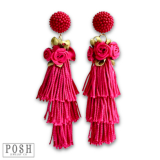 Fiesta fringe earring - LC