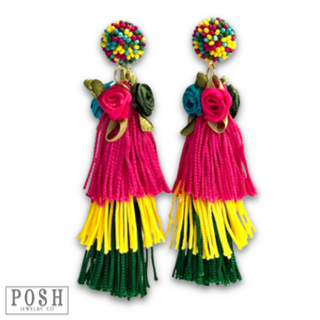 Fiesta fringe earring - LC