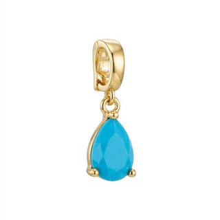 Pear Cut Charm Turquoise - Boutique Bella Bella