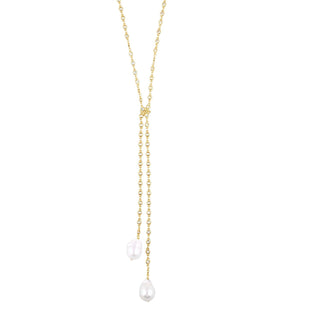 Pearl Bolo Necklace - Boutique Bella BellaNecklace