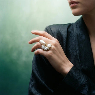 Pearl Constellation Ring - Boutique Bella BellaRing