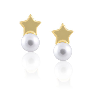 Pearly Star Stud - Boutique Bella BellaEarrings