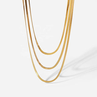 Penelope Multi Layered Chain - Boutique Bella BellaNecklace