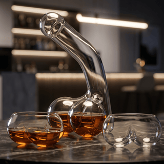 Penis Whiskey Decanter With Two Whiskey Glasses Unique Funny Glass Container For Scotch Tequila Bran - Boutique Bella Bella