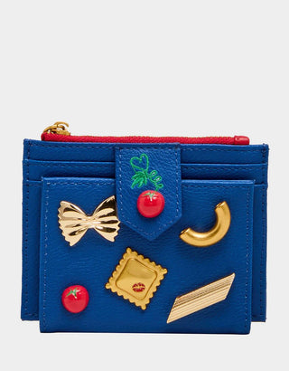 Penne For Your Thoughts Wallet Blue - Boutique Bella BellaWallet