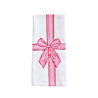 Peppermint Bow Tea Towel - Boutique Bella BellaChristmas Tea Towel