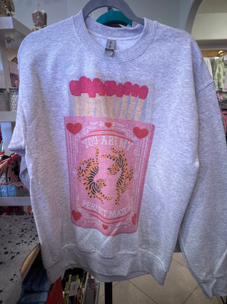 Perfect Match Sweatshirt - Boutique Bella BellaSweatshirt