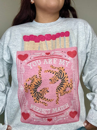 Perfect Match Sweatshirt - Boutique Bella BellaSweatshirt