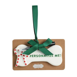 Personalize Me Dog Bone Ornament Sets - Assorted - Boutique Bella BellaChristmas Ornament