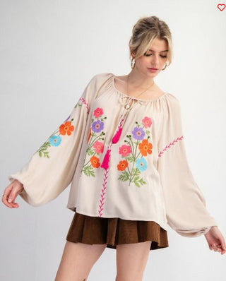 Petal Bloom Blouse - Boutique Bella BellaTOP