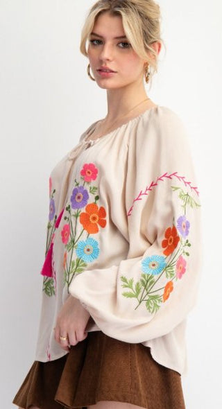 Petal Bloom Blouse - Boutique Bella BellaTOP