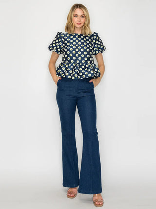 Petal Pop Top - Boutique Bella Bellatop