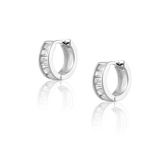 Peyton Cz Huggies - Boutique Bella BellaEarrings