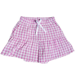 Picnic Whirl Skorts - Pink - Boutique Bella BellaSkort