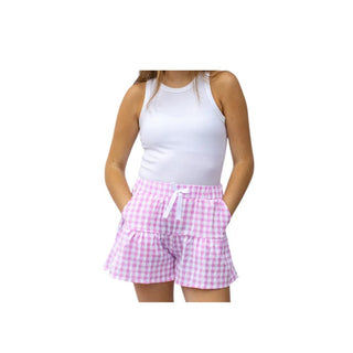 Picnic Whirl Skorts - Pink - Boutique Bella BellaSkort