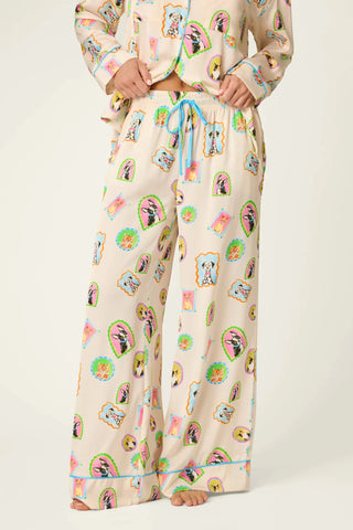 Picture Purrfect Pet Portraits Satin Pajama Pants - Boutique Bella BellaPajama