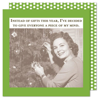Piece of My Mind Holiday Napkin - Boutique Bella BellaNapkins