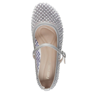 Pierre Dumas FAYE-3 Mary Janes - Silver - Boutique Bella BellaShoes