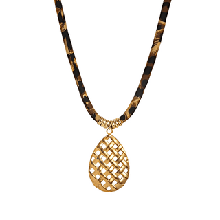 Pineapple Cord Necklace - Boutique Bella BellaNecklace