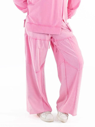 Pink All Day Mineral Wash Pants - Boutique Bella BellaPants
