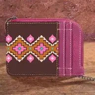 Pink Aztec Wrangler Wallet - Boutique Bella BellaWallet