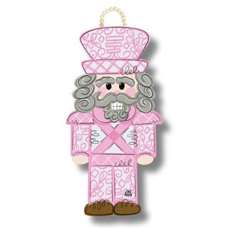 Pink Chinoserie Nutcracker Door Hanger - Boutique Bella BellaDOOR HANGER