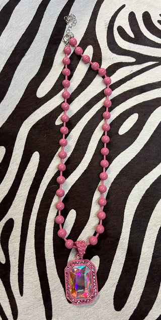 Pink Elegance Necklace - Boutique Bella BellaNecklace