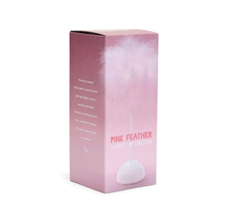 Pink Feathers Light Up Decor - Boutique Bella BellaLight