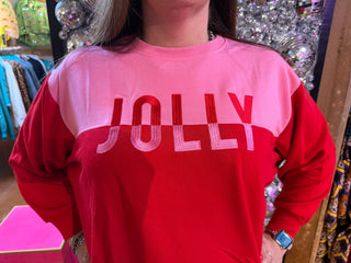 Pink Jolly Club Sweatshirt - Boutique Bella BellaSweatshirt