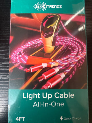 Pink Light Up Cable - Boutique Bella BellaElectronics