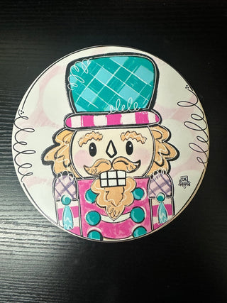 Pink Nutcracker Circle Mini - Boutique Bella Bellamini sign