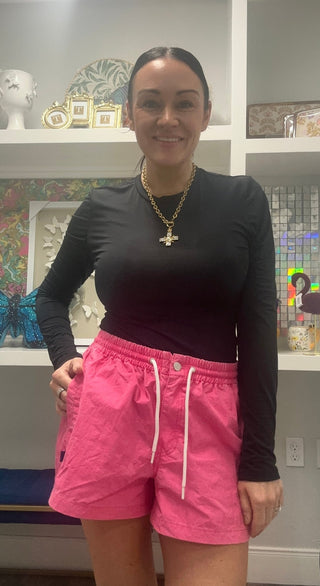 Pink Paradise Shorts - Boutique Bella BellaSHORTS