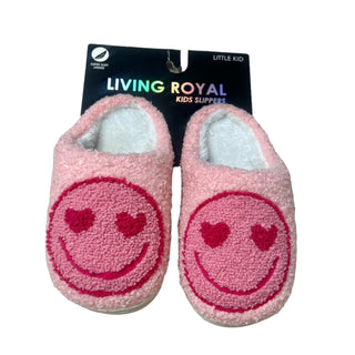 Pink Smiley Face Slippers - Boutique Bella Bellashoes