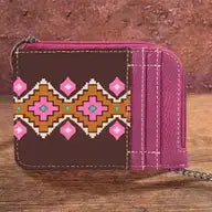 Pink Aztec Wrangler Wallet