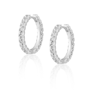 Piper Cz Hoops - Boutique Bella Bellahoop