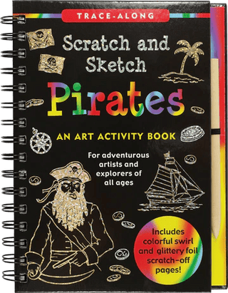 Pirates Scratch and Sketch - Boutique Bella Bellakids book