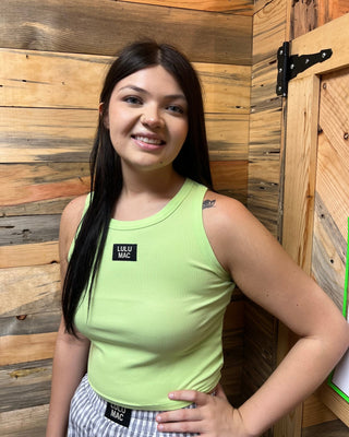 Pistachio LuLu Tank Top - Boutique Bella BellaTank Top
