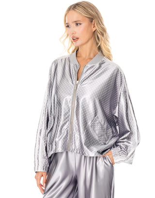 Platinum Shine Track Jacket - Boutique Bella BellaJacket