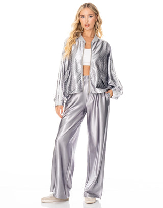 Platinum Shine Track Jacket - Boutique Bella BellaJacket