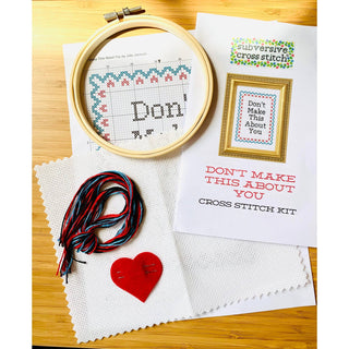 Please Don't Do Coke In The Bathroom - Boutique Bella BellaCross Stitch Kit