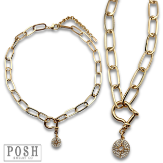 Equestrian charm necklace