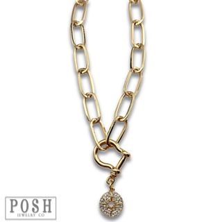 Equestrian charm necklace