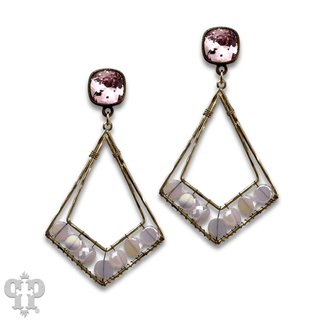 Pointed teardrop earring, Austrian crystal - LC - Boutique Bella BellaEarrings